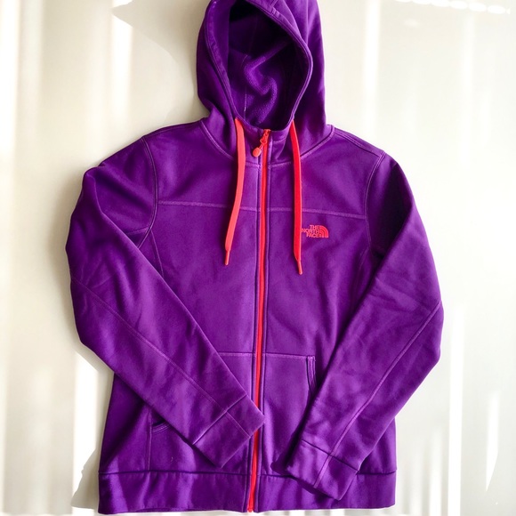 North Face Womens Fleece Lined Full Zip Hoodie - Picture 1 of 7